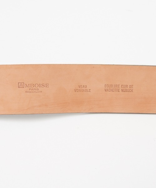 AMBOISE（アンボワーズ）の「AMBOISE カバーベルト（ベルト・レディース・キャメル・フリー）」の8枚目の写真