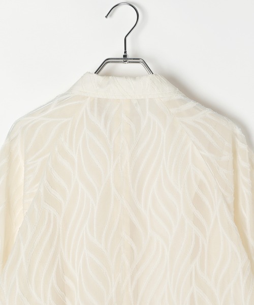 PAGEBOY(ページボーイ)の「リーフジャガードセットアップシャツ【セットアップ対応】(シャツ/ブラウス・レディース・オフホワイト/ブラック・FREE)」の18枚目の写真
