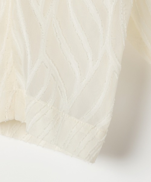 PAGEBOY(ページボーイ)の「リーフジャガードセットアップシャツ【セットアップ対応】(シャツ/ブラウス・レディース・オフホワイト/ブラック・FREE)」の20枚目の写真