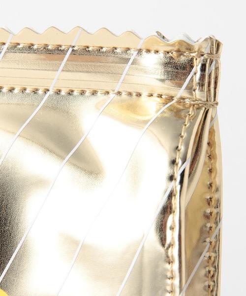 ACCOMMODE(アコモデ)の「Accommodeチップスポーチ/Accommode CHPS PCH(ポーチ・レディース・ゴールド/シルバー/レッド・フリー)」の6枚目の写真