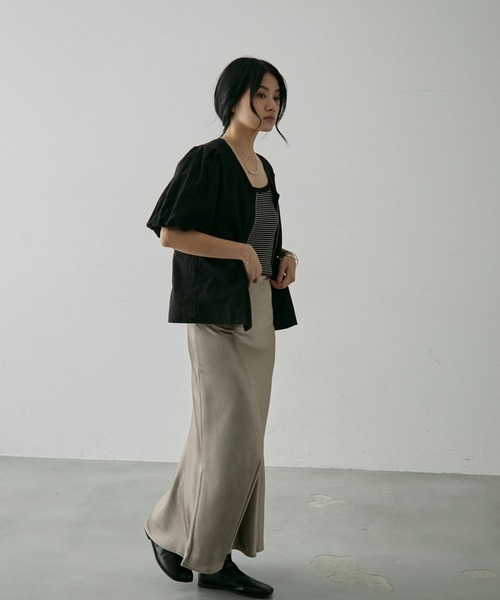 セール】Satin Long Skirt / サテン ロングスカート（スカート