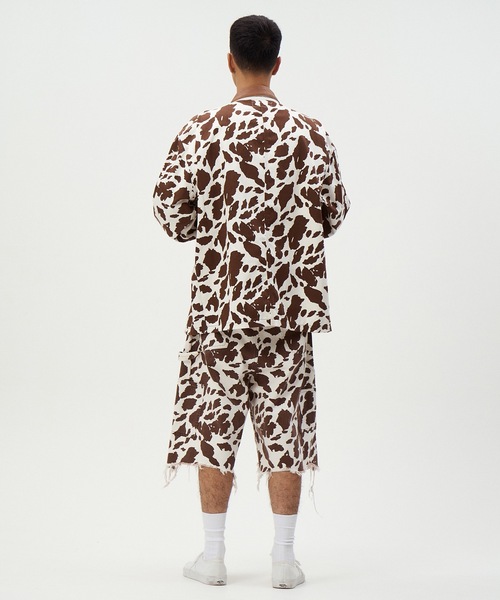 DISCOVERED（ディスカバード）の「COW PRINT COVERALL（ブルゾン・メンズ・ブラウン/ブラック・3/1）」の9枚目の写真