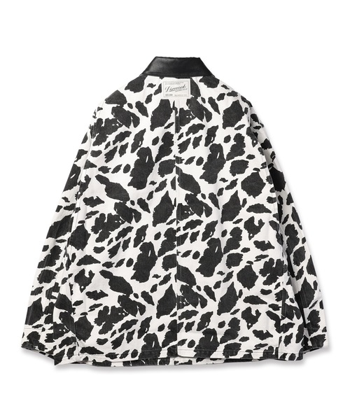 DISCOVERED（ディスカバード）の「COW PRINT COVERALL（ブルゾン・メンズ・ブラウン/ブラック・3/1）」の14枚目の写真