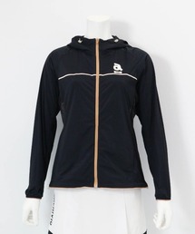 <LADIES>サイドメッシュナイロンブルゾン
