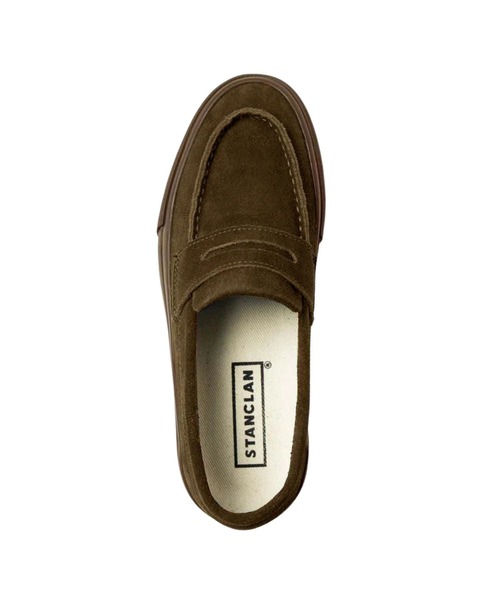STANCLAN（スタンクラン）の「【STANCLAN】PENNY Suede Brown Mono（スリッポン・メンズ・ブラウン・28/26.5/27.5/24.5/23.5/24/27）」の6枚目の写真