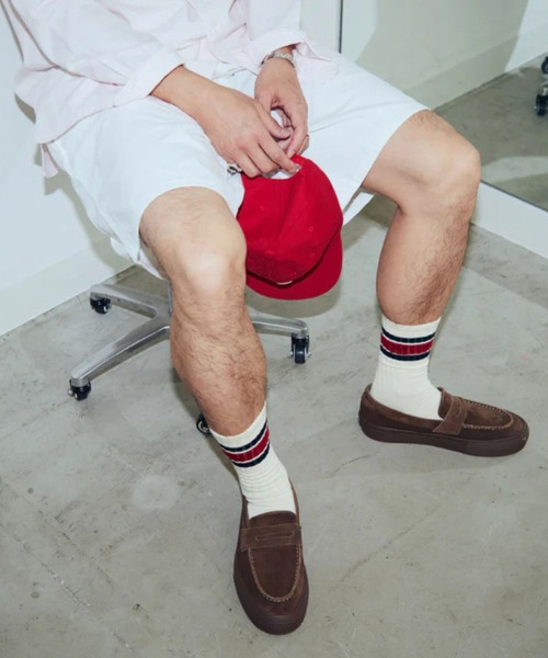 STANCLAN（スタンクラン）の「【STANCLAN】PENNY Suede Brown Mono（スリッポン・メンズ・ブラウン・28/26.5/27.5/24.5/23.5/24/27）」の2枚目の写真