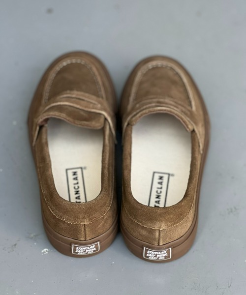 STANCLAN（スタンクラン）の「【STANCLAN】PENNY Suede Brown Mono（スリッポン・メンズ・ブラウン・28/26.5/27.5/24.5/23.5/24/27）」の15枚目の写真