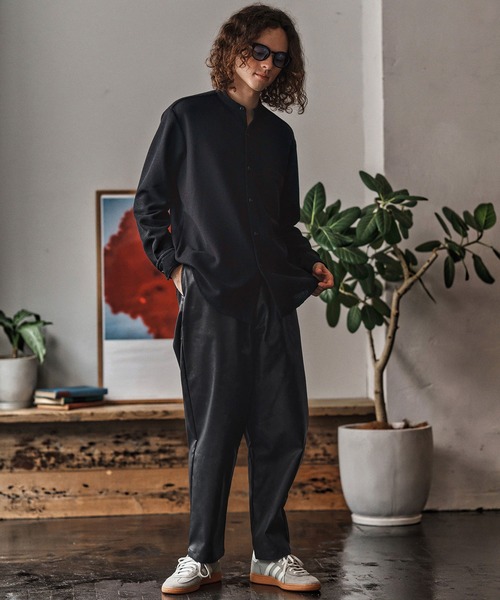 CAMBIO(カンビオ)の「mp13960- Tie dyed Synthetic Leather Balloon Pants レザーバルーンパンツ(CAM25AW-009)(その他パンツ・メンズ・ブラック/ダークブラウン・L/M/S)」の7枚目の写真