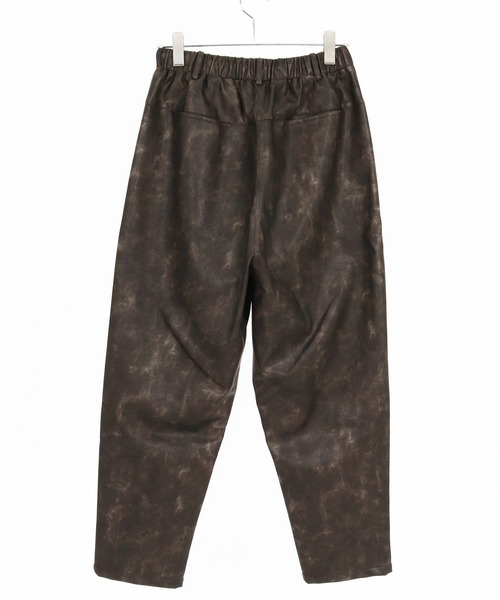 CAMBIO(カンビオ)の「mp13960- Tie dyed Synthetic Leather Balloon Pants レザーバルーンパンツ(CAM25AW-009)(その他パンツ・メンズ・ブラック/ダークブラウン・L/M/S)」の18枚目の写真