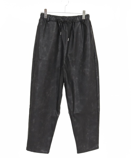 CAMBIO(カンビオ)の「mp13960- Tie dyed Synthetic Leather Balloon Pants レザーバルーンパンツ(CAM25AW-009)(その他パンツ・メンズ・ブラック/ダークブラウン・L/M/S)」の20枚目の写真