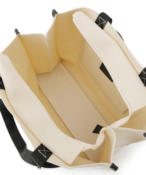 VIS（ビス）の「【軽量】【2WAY】ビッグロゴキャリーオントートバッグ（トートバッグ・レディース・ブラック/キナリ・FREE）」の13枚目の写真