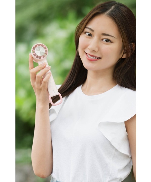 Cinderella(シンデレラ)の「ハンディファン 冷却プレート 卓上扇風機 携帯扇風機 扇風機 小型扇風機 大容量バッテリー 瞬間冷却 10℃ 静音 カラビナ 夏 充電式 かんたん 便利 快適 卓上 腰掛け type-c 急速充電 コンパクト 持ち運び 手持ち ハンズフリー おしゃれ 軽量 パステルカラー かわいい(生活家電・レディース・ミント/ラベンダー/ピンク/アイボリー/ライトブルー/モカ・FREE)」の14枚目の写真