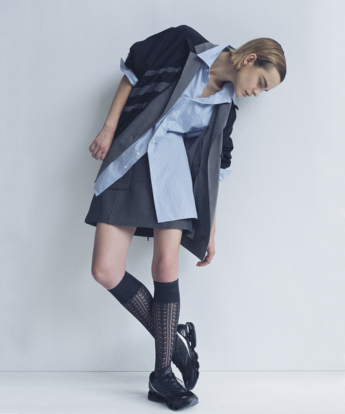 IENA(イエナ)の「MIZUNO/ミズノ WAVE PROPHECY LS 別注 "MONOTONE CINEMA"(スニーカー・レディース・ブラック・23cm/23.5cm/24cm/24.5cm/25cm/25.5cm)」の6枚目の写真