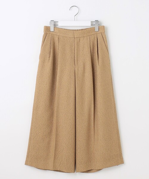 自由区（ジユウク）の「ブライトリングツイード2タッククロップド パンツ（その他パンツ・レディース・ベージュ系/ネイビー系/グレー系・40/38）」の20枚目の写真