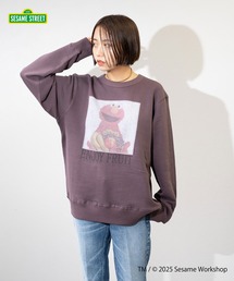 SESAME STREET×FTL ロングスリーブ甘編 / セサミ / プルオーバー