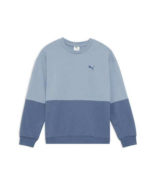 PUMA(プーマ)の「PUMA プーマ メンズ ESS MX リラックスド シーズナル クルースウェット(スウェット・メンズ・ライトグレー/ブルー/オフホワイト・SMALL/X-LARGE/XX-LARGE/MEDIUM/LARGE)」の13枚目の写真