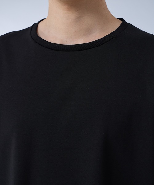 UNITED TOKYO(ユナイテッドトウキョウ)の「【残りわずか】TECHNORAMA ノースリーブTシャツ |接触冷感/最高級コットン/防シワ/ウォッシャブル/汗ジミ防止(Tシャツ/カットソー・メンズ・ダークグレー/ホワイト/ブラック・1/2)」の18枚目の写真