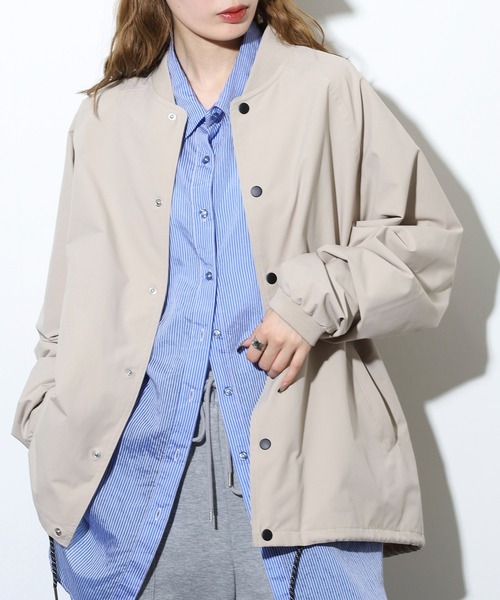 CIAO(チャオ)の「ciao リブコーチジャケット(ブルゾン・メンズ・ブラック/カーキ/ライトベージュ・M/XL/L)」の16枚目の写真