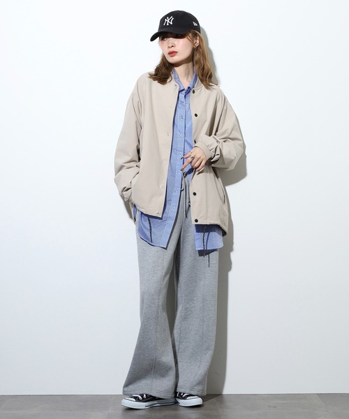 CIAO(チャオ)の「ciao リブコーチジャケット(ブルゾン・メンズ・ブラック/カーキ/ライトベージュ・M/XL/L)」の17枚目の写真