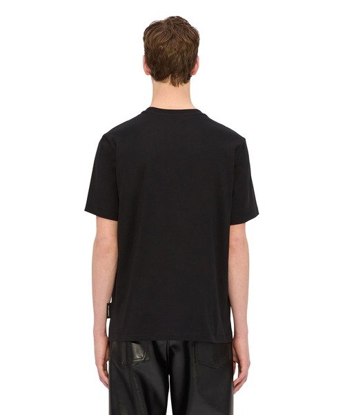 MSGM(エムエスジーエム)の「「FOLLOW THE RABBIT」 エンブロイダリーTシャツ(Tシャツ/カットソー・メンズ・ブラック/オフホワイト・XL/M/L/S)」の4枚目の写真