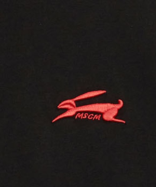 MSGM(エムエスジーエム)の「「FOLLOW THE RABBIT」 エンブロイダリーTシャツ(Tシャツ/カットソー・メンズ・ブラック/オフホワイト・XL/M/L/S)」の6枚目の写真