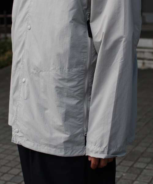 Snow Peak（スノーピーク）の「Snow Peak / Nylon Tussah Utility Storage Shirt  ナイロンタッサーユーティリティストレージシャツ（シャツ/ブラウス・メンズ・ブラック/ライトグレー/ネイビー・XL/L/M）」の7枚目の写真