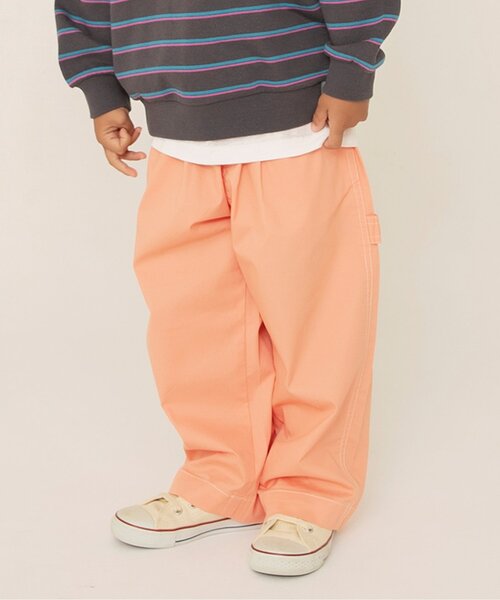 BREEZE（ブリーズ）の「【WEB限定/ジュニア対応】ワイドペインターパンツ（その他パンツ・キッズ・インディゴブルー/ベージュ/ブラック/ピンク/その他10/グリーン・160/150/140/130/120/110/100/90）」の6枚目の写真