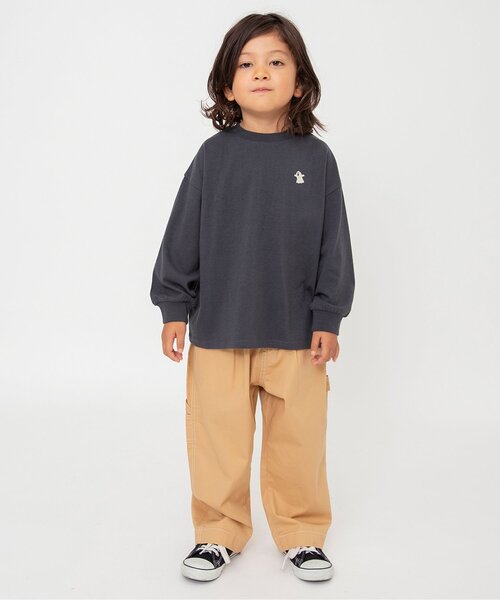 BREEZE（ブリーズ）の「【WEB限定/ジュニア対応】ワイドペインターパンツ（その他パンツ・キッズ・インディゴブルー/ベージュ/ブラック/ピンク/その他10/グリーン・160/150/140/130/120/110/100/90）」の11枚目の写真