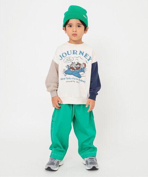 BREEZE（ブリーズ）の「【WEB限定/ジュニア対応】ワイドペインターパンツ（その他パンツ・キッズ・インディゴブルー/ベージュ/ブラック/ピンク/その他10/グリーン・160/150/140/130/120/110/100/90）」の18枚目の写真