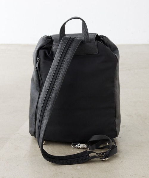 PAPILLONNER(パピヨネ)の「2WAYレザーコンビリュック(バックパック/リュック・レディース・ブラック系その他/ブラック・FREE)」の5枚目の写真