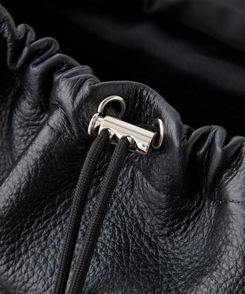 PAPILLONNER(パピヨネ)の「2WAYレザーコンビリュック(バックパック/リュック・レディース・ブラック系その他/ブラック・FREE)」の12枚目の写真