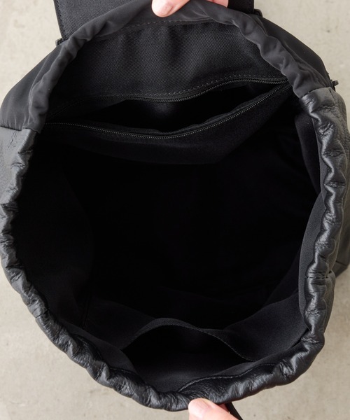 PAPILLONNER(パピヨネ)の「2WAYレザーコンビリュック(バックパック/リュック・レディース・ブラック系その他/ブラック・FREE)」の15枚目の写真