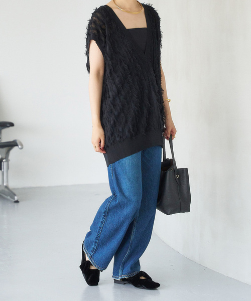 LE TALON（ルタロン）の「《追加3》スクエアベルベットリボンフラット（その他シューズ・レディース・ブラック×ブラック/モスグリーン/ブラウン系その他・24.5cm/24cm/25.5cm/25cm/22cm/23cm/22.5cm/23.5cm）」の9枚目の写真