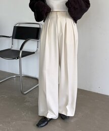 gemeil | 【サイズ展開あり】【LE'MAGE×gemeilコラボ】2タックワイドパンツ(その他パンツ)