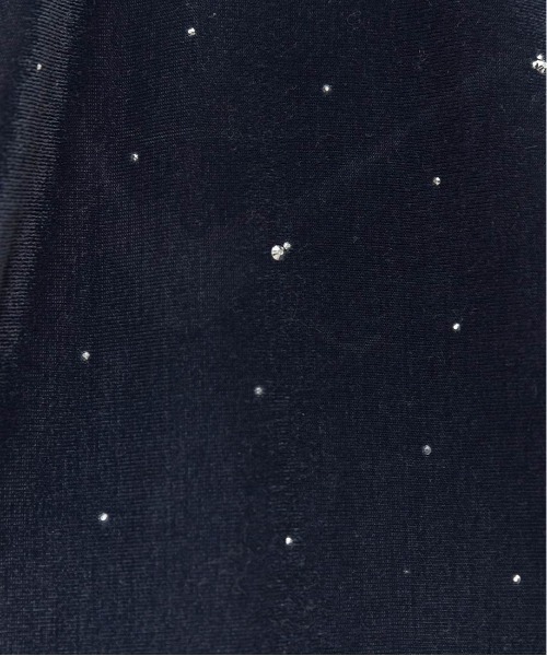 RANDA(ランダ)の「アシメネックベロアストーンカットソー(Tシャツ/カットソー・レディース・ワイン/アイボリー/ネイビー・FREE)」の22枚目の写真