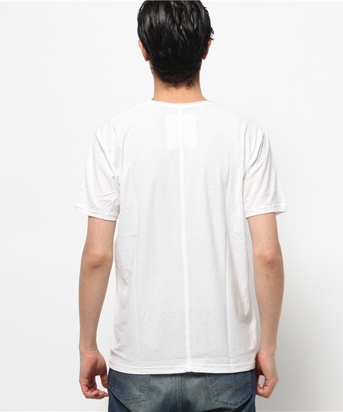 BHY-biography(ビーエイチワイバイオグラフィー)の「V-NECK TEE SHIRTS(Tシャツ/カットソー・メンズ・ホワイト/ブラック/オレンジ・44/46/48)」の7枚目の写真