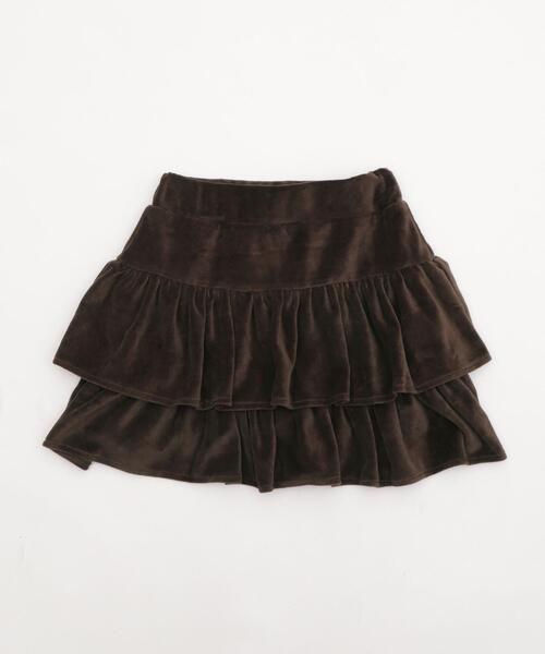WEGO（ウィゴー）の「WEGO/ベロアフリルスカパン（スカート・レディース・ブラウン/ブラック・FREE）」の19枚目の写真