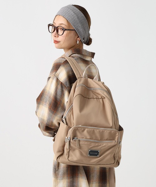 BAYFLOW（ベイフロー）の「デタッチャブルデイパック（バックパック/リュック・レディース・ブラック/ベージュ・FREE）」の2枚目の写真