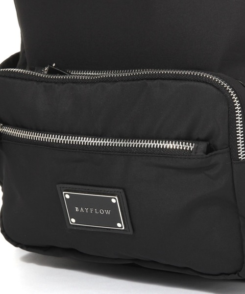 BAYFLOW（ベイフロー）の「デタッチャブルデイパック（バックパック/リュック・レディース・ブラック/ベージュ・FREE）」の10枚目の写真