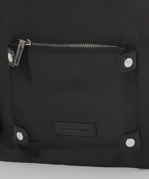 BAYFLOW（ベイフロー）の「デタッチャブルデイパック（バックパック/リュック・レディース・ブラック/ベージュ・FREE）」の11枚目の写真