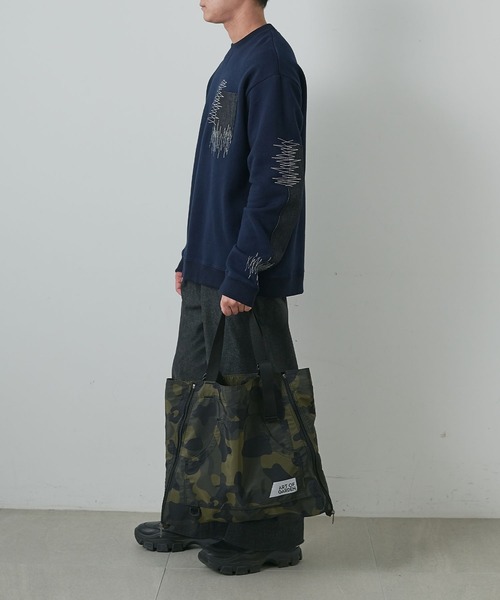 ATSURO TAYAMA(アツロウタヤマ)の「【ART OF GARDEN】エプロンバッグ(トートバッグ・レディース・グリーン系その他/ブラック/ブラック系その他・フリー)」の17枚目の写真