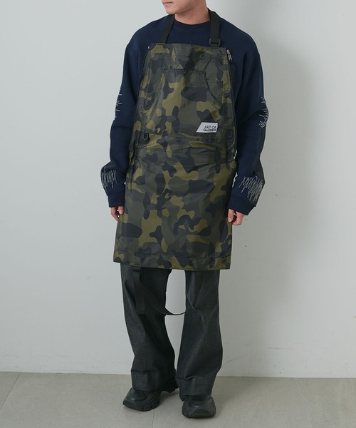 ATSURO TAYAMA(アツロウタヤマ)の「【ART OF GARDEN】エプロンバッグ(トートバッグ・レディース・グリーン系その他/ブラック/ブラック系その他・フリー)」の4枚目の写真