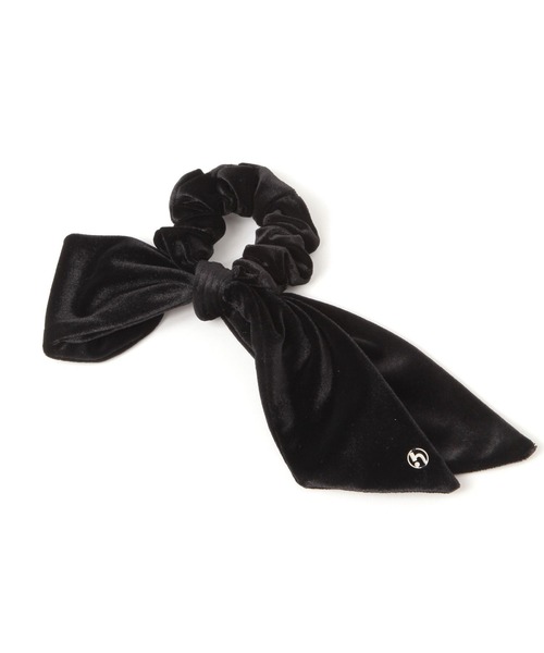 Heather（ヘザー）の「リボンベロアシュシュ　592725（シュシュ・レディース・ブラウン/ピンク/ブラック・FREE）」の2枚目の写真