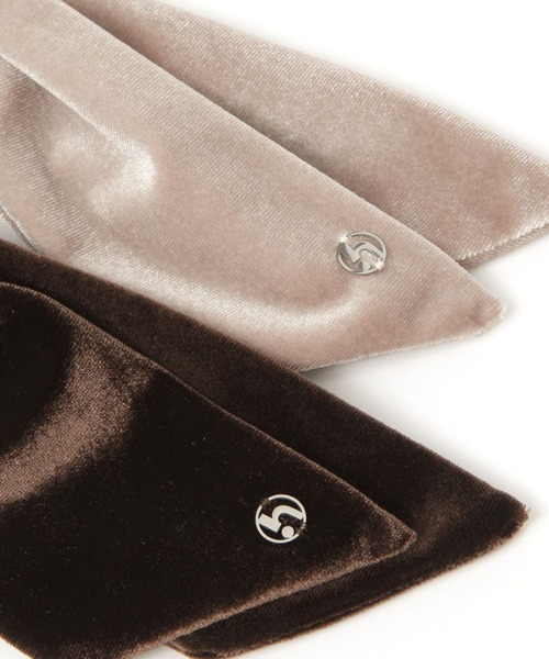 Heather（ヘザー）の「リボンベロアシュシュ　592725（シュシュ・レディース・ブラウン/ピンク/ブラック・FREE）」の7枚目の写真