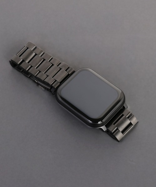 sankyo shokai（サンキョウショウカイ）の「[EDEW WEAR ]ステンレスベルト 時計ベルト 付け替え用 22mm（アナログ腕時計・メンズ・ブラック・22）」の2枚目の写真