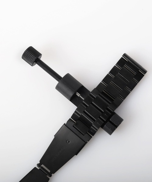 sankyo shokai（サンキョウショウカイ）の「[EDEW WEAR ]ステンレスベルト 時計ベルト 付け替え用 22mm（アナログ腕時計・メンズ・ブラック・22）」の12枚目の写真
