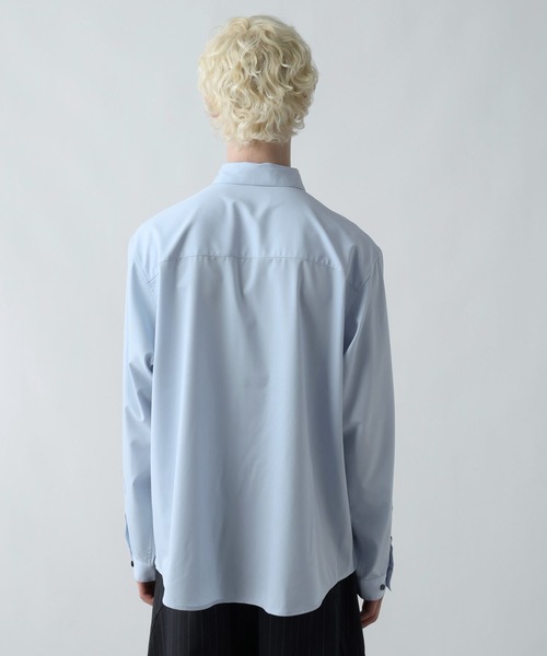 HARE(ハレ)の「ハトメブロードシャツ(HARE)(シャツ/ブラウス・メンズ・ブルー/ホワイト/ブラック・FREE)」の14枚目の写真