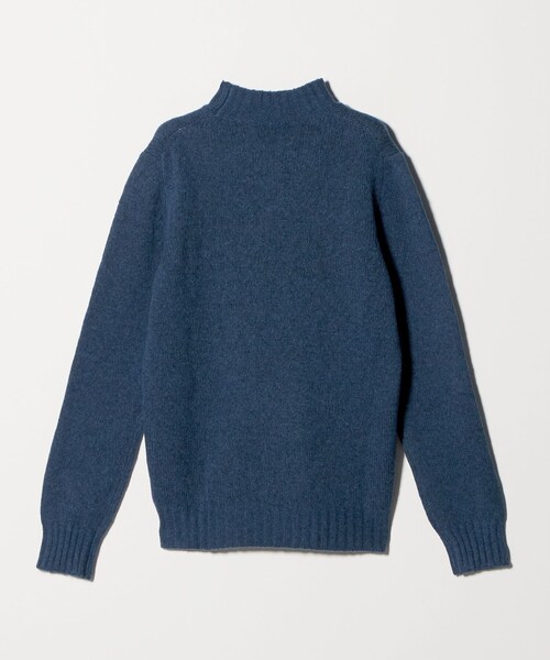 Gran Sasso（グランサッソ）の「＜Gran Sasso＞ミドルゲージ メランジ モックネックニット（ニット/セーター・メンズ・ネイビー/ダークグレー・48/50）」の3枚目の写真