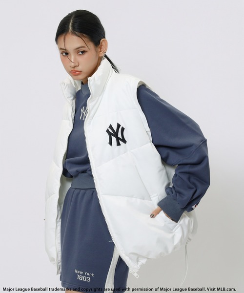 BACK TO THE FIELD（バック トゥー ザ フィールド）の「【MLB】2wayパファージャケット（その他アウター・レディース・ブラック/カモフラージュ/ホワイト/レオパード・FREE）」の13枚目の写真