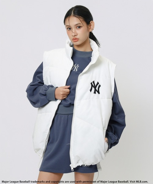 BACK TO THE FIELD（バック トゥー ザ フィールド）の「【MLB】2wayパファージャケット（その他アウター・レディース・ブラック/カモフラージュ/ホワイト/レオパード・FREE）」の14枚目の写真